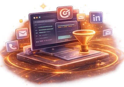 AI Lead Generation 3d Illustration