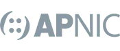 Apnic logo in grayscale