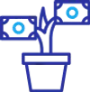 Icon for free setup and no contract