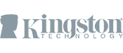 Kingston logo in grayscale