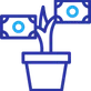 Icon for free setup and no contract