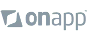 Onapp logo in grayscale