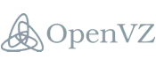 Open vz logo in grayscale