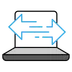 Icon of unlimited traffic in dedicated server page vpsmalaysia