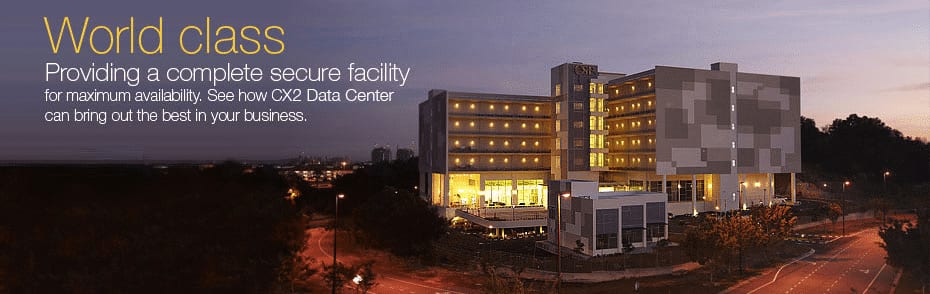 Exterior of the data center building in Cyberjaya, Malaysia that houses VPS Malaysia's servers