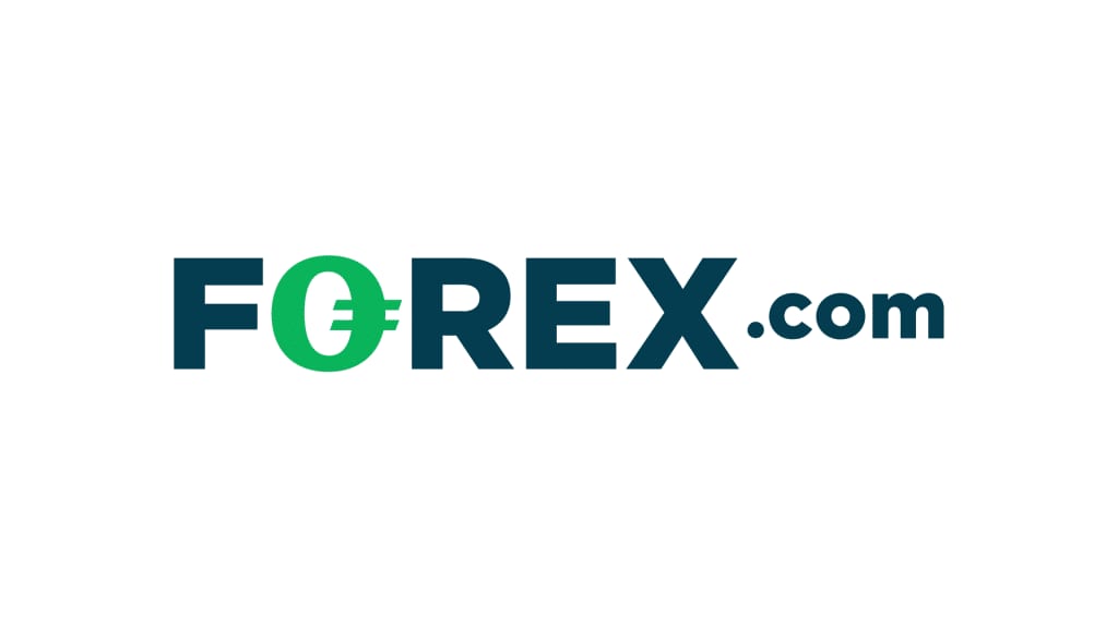 Forex.com logo with white background