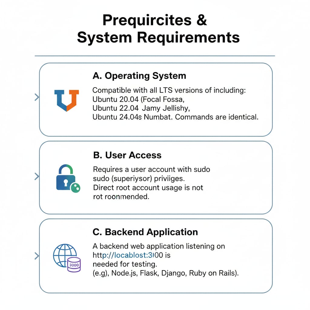 Prerequisites & System Requirements To Configure Nginx as a Reverse Proxy