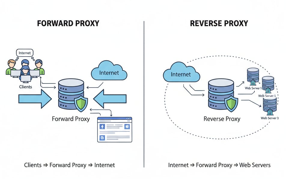 Forward Proxy vs. Reverse Proxy