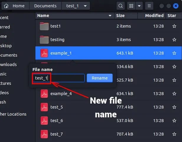 New File Name