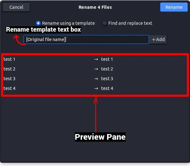 Original File Names Box