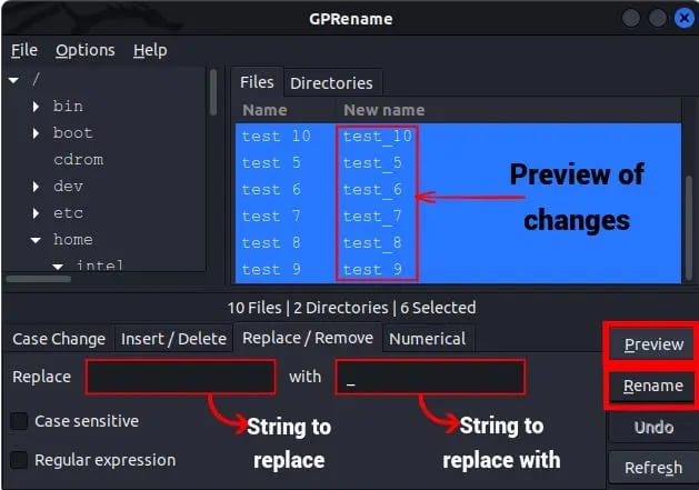 Preview Changes